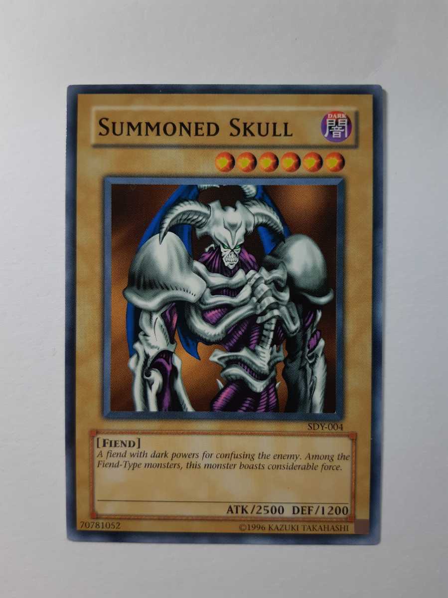 超希少】『北米英語版SDY-004デーモンの召喚SUMMONED SKULL』 Nomal 