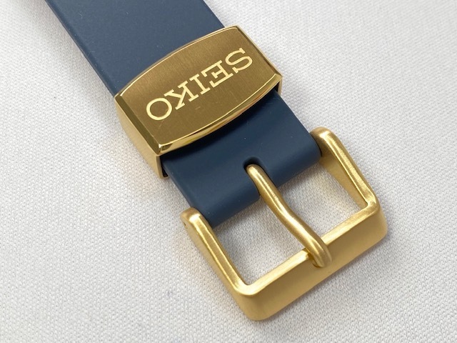 R01X015K9 SEIKO プロスペックス 22mm 純正シリコンバンド ネイビー  