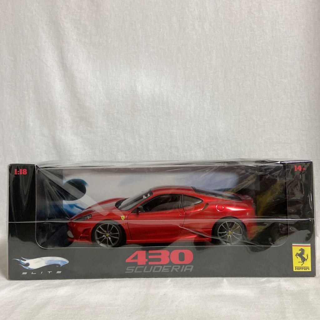 ジャンク◇ELITE 1/18 フェラーリ F430 赤 #N2050 ミニカー 【公式通販】