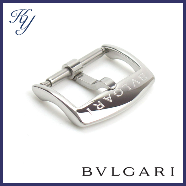 送料無料 磨き済み 美品 本物 BVLGARI ブルガリ 純正尾錠 16mm バックル コマ メンズ 時計