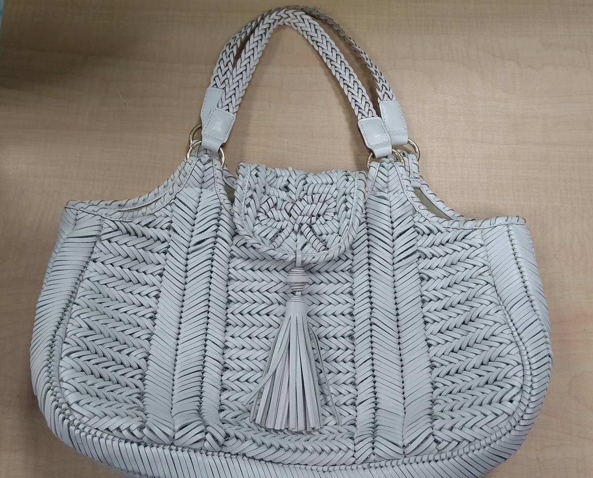 アニヤ・ハインドマーチANYA HINDMARCH LONDON トートバッグ/美品/中古 
