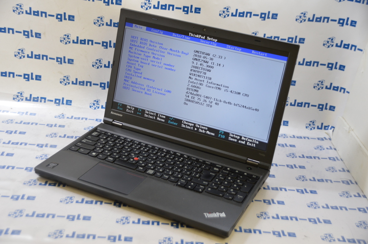 ThinkPad薄型Corei5ノートパソコンX240純正Lenovo電源アダプタ付属20AL