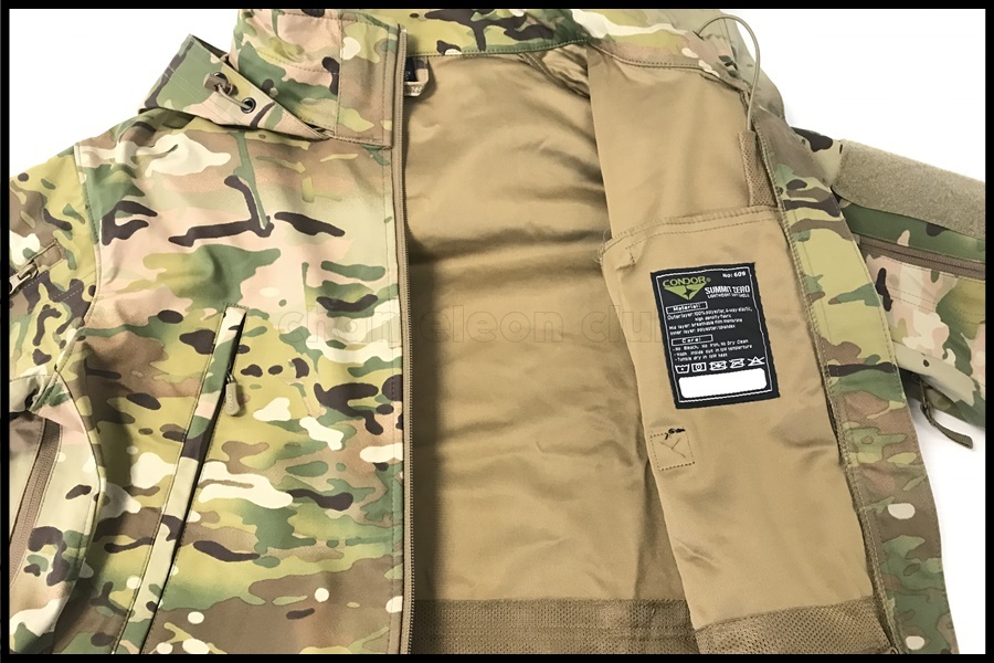 東京)CONDOR 609 SUMMIT ソフトシェルジャケット カモ サイズS ZERO 0 