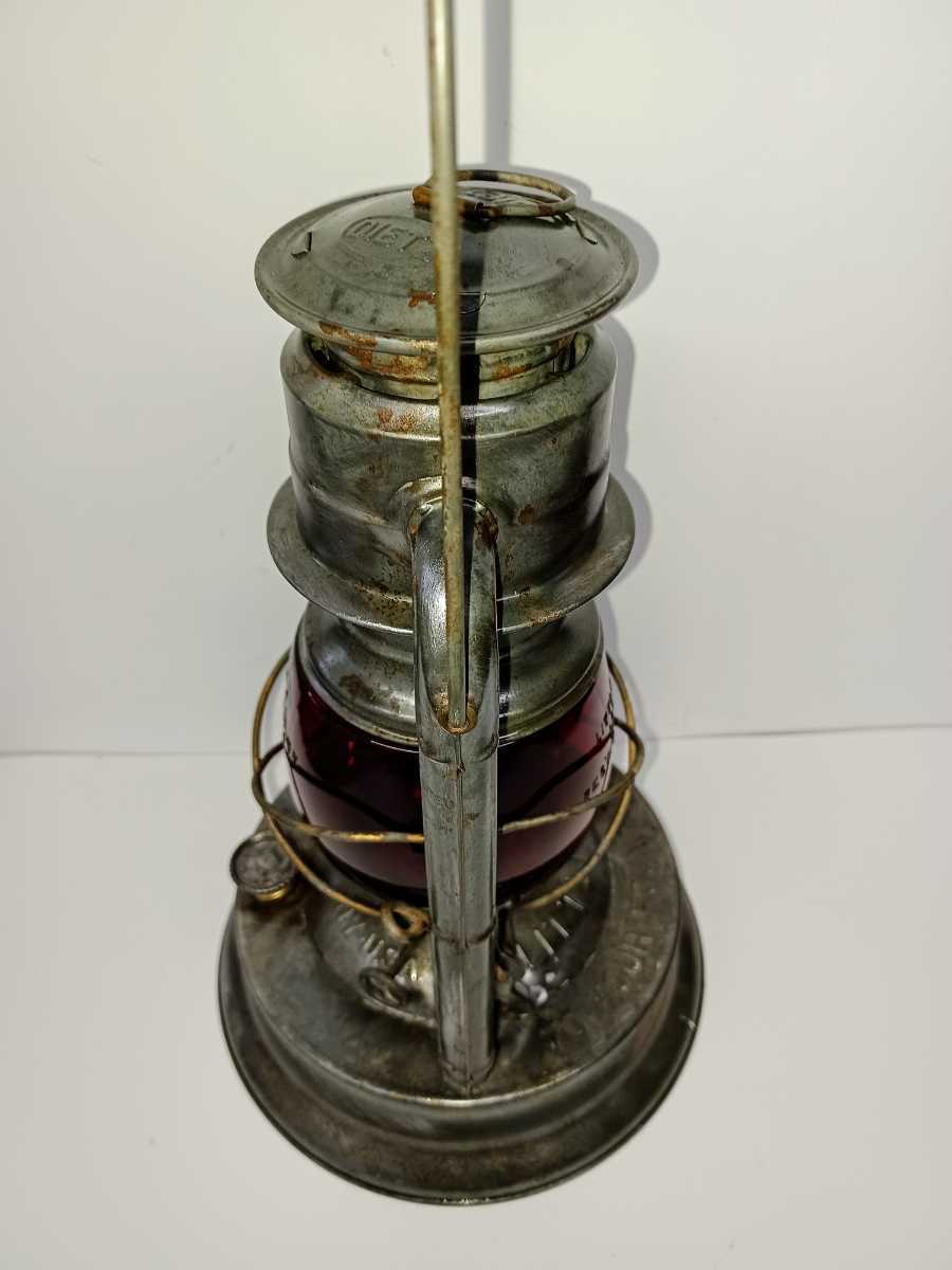 Dietz Little Giant Vintage Lantern 0 - Hour Etsy eBay Red | GIANT