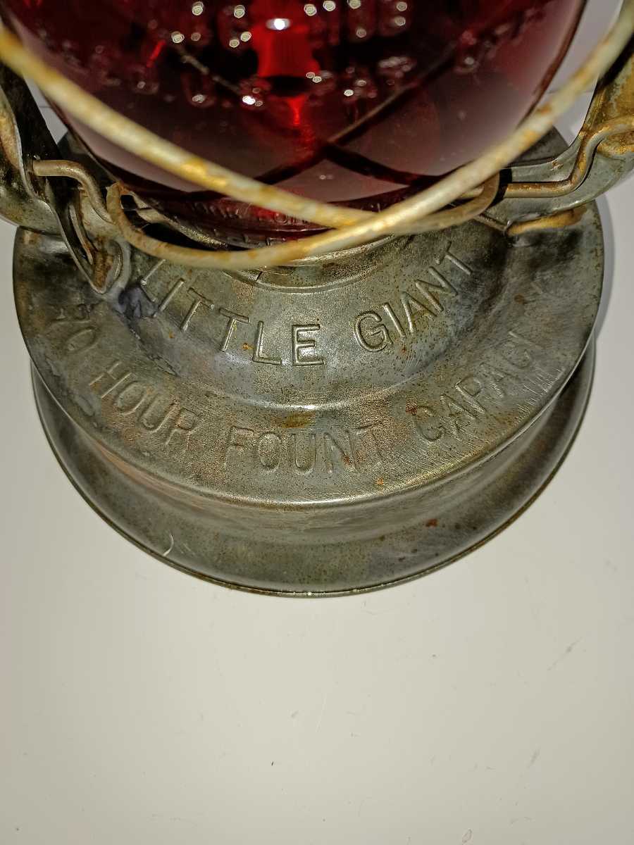 Dietz Little Giant Vintage Lantern 0 - Hour Etsy eBay Red | GIANT