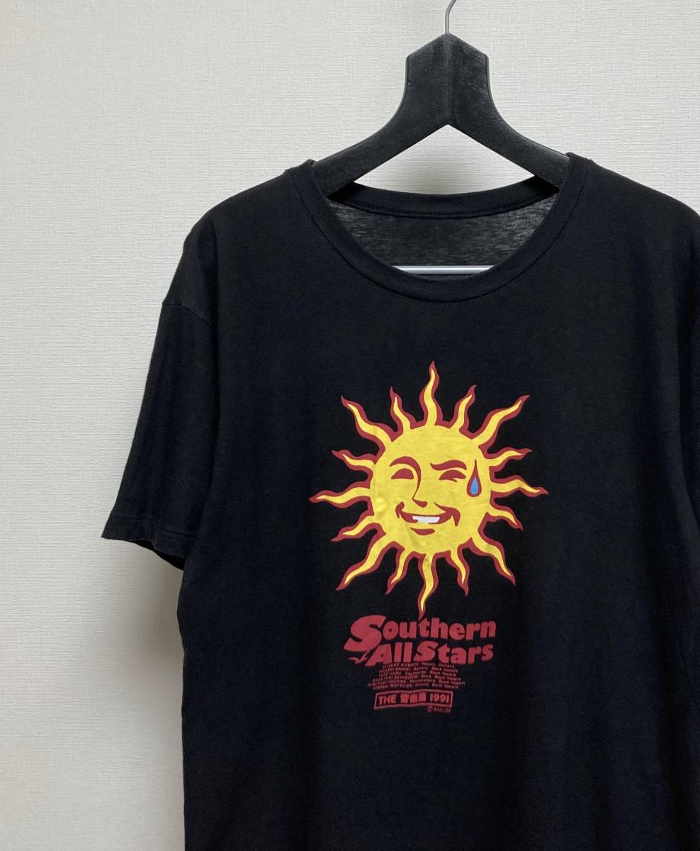 レア サザンオールスターズ　Tシャツ　THE音楽祭1991 サザンオールスターズ THE 音楽祭 1991 Tシャツ 90s シングルステッチ