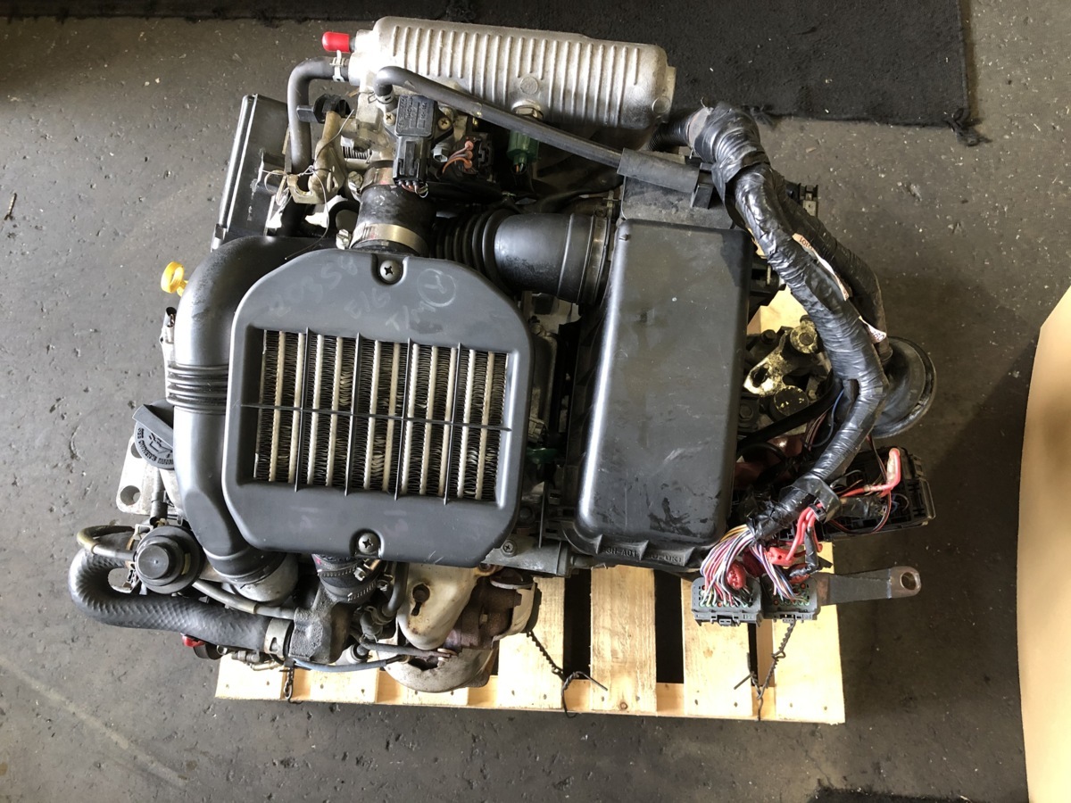 Kei スズキ ワークス K6A 4WD MT H17年式 TA-HN22S ターボ エンジン