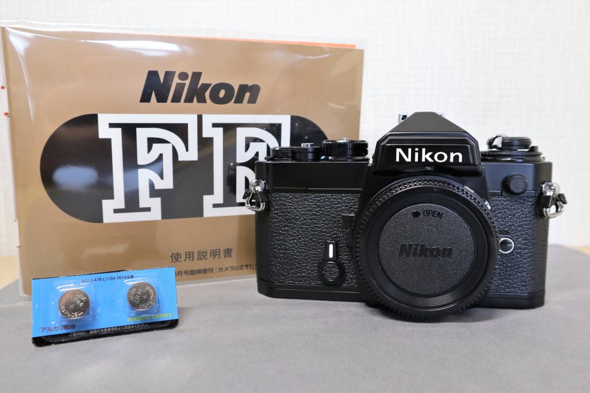 ニコン Nikon FE 動作良好 ＜使用説明書付＞プリズム腐食無し