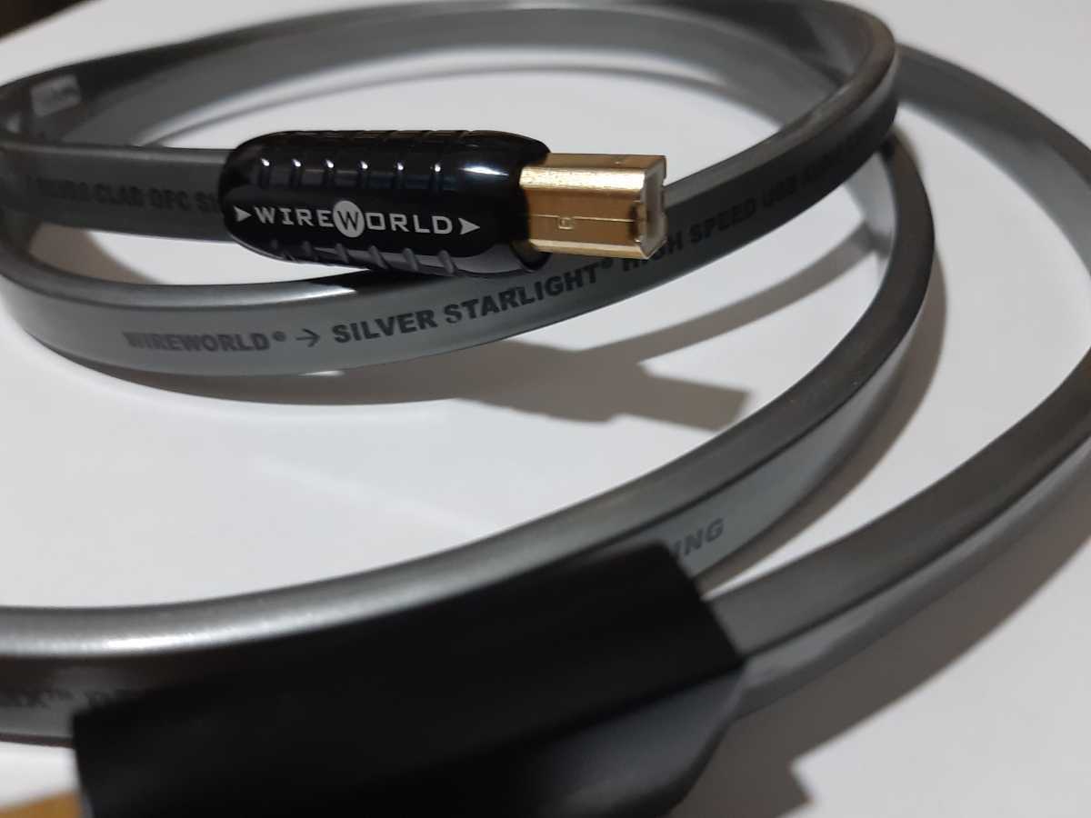USEDWIREWORLD WORLD USB）[A-Bタイプ SSB⁄1.5m（SilverStarlight