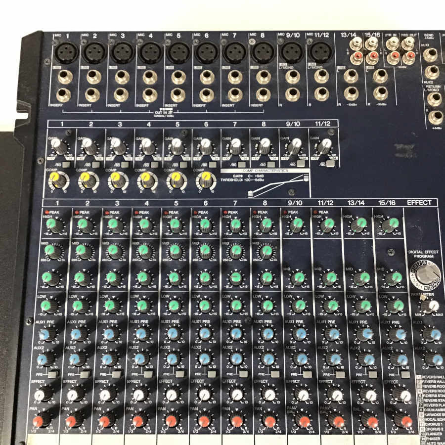 YAMAHA MG166CX MIXING CONSOLE ミキサー 13/14 15/16にて出力音確認済＊