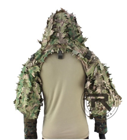 マルチカム3リーフ Ghillie Suit ハーフギリー ギリーフード用 ベース
