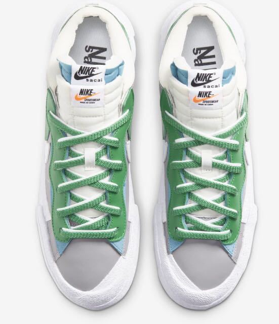 国内正規品 NIKE x sacai Blazer Low ナイキ サカイ ブレーザー 
