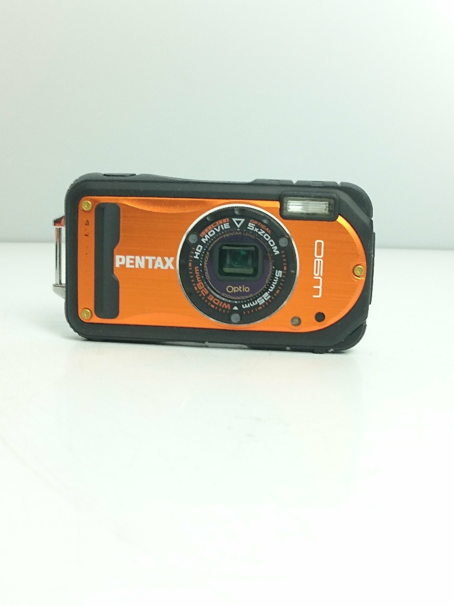 PENTAX◇デジタルカメラ Optio W90 [シャイニーオレンジ] PENTAX W90