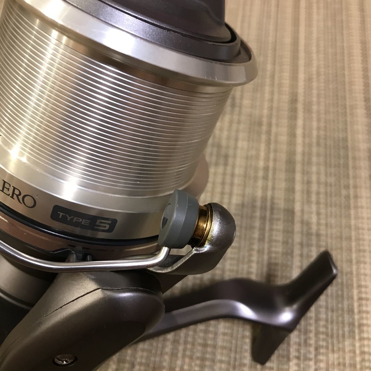 シマノ97パワーエアロ6000遠投カゴ釣り専用リール！新品ナイロンライン