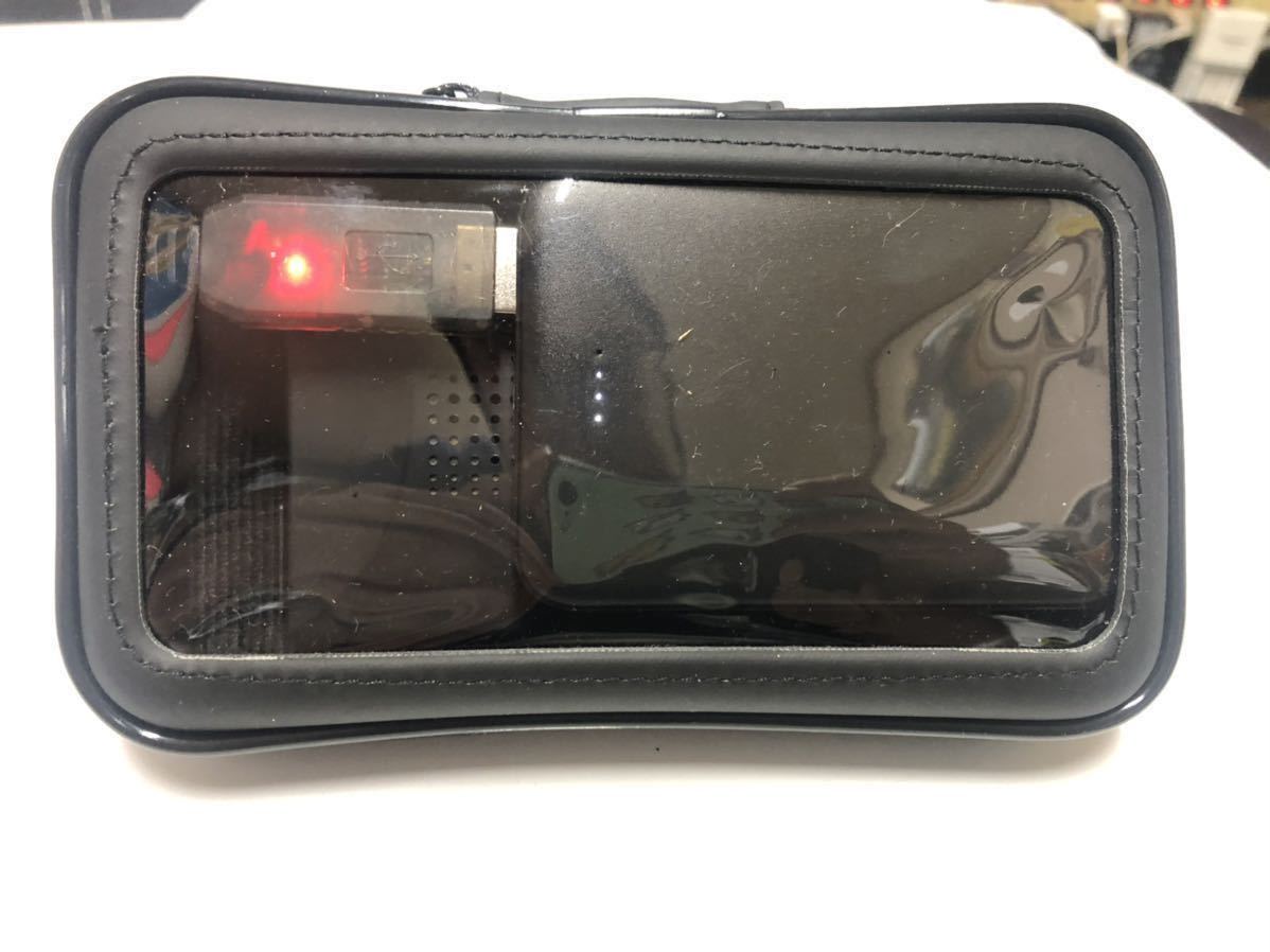 軽・二輪区分 一体型ETC 防水ケース収納 モバイルバッテリー仕様 ETC