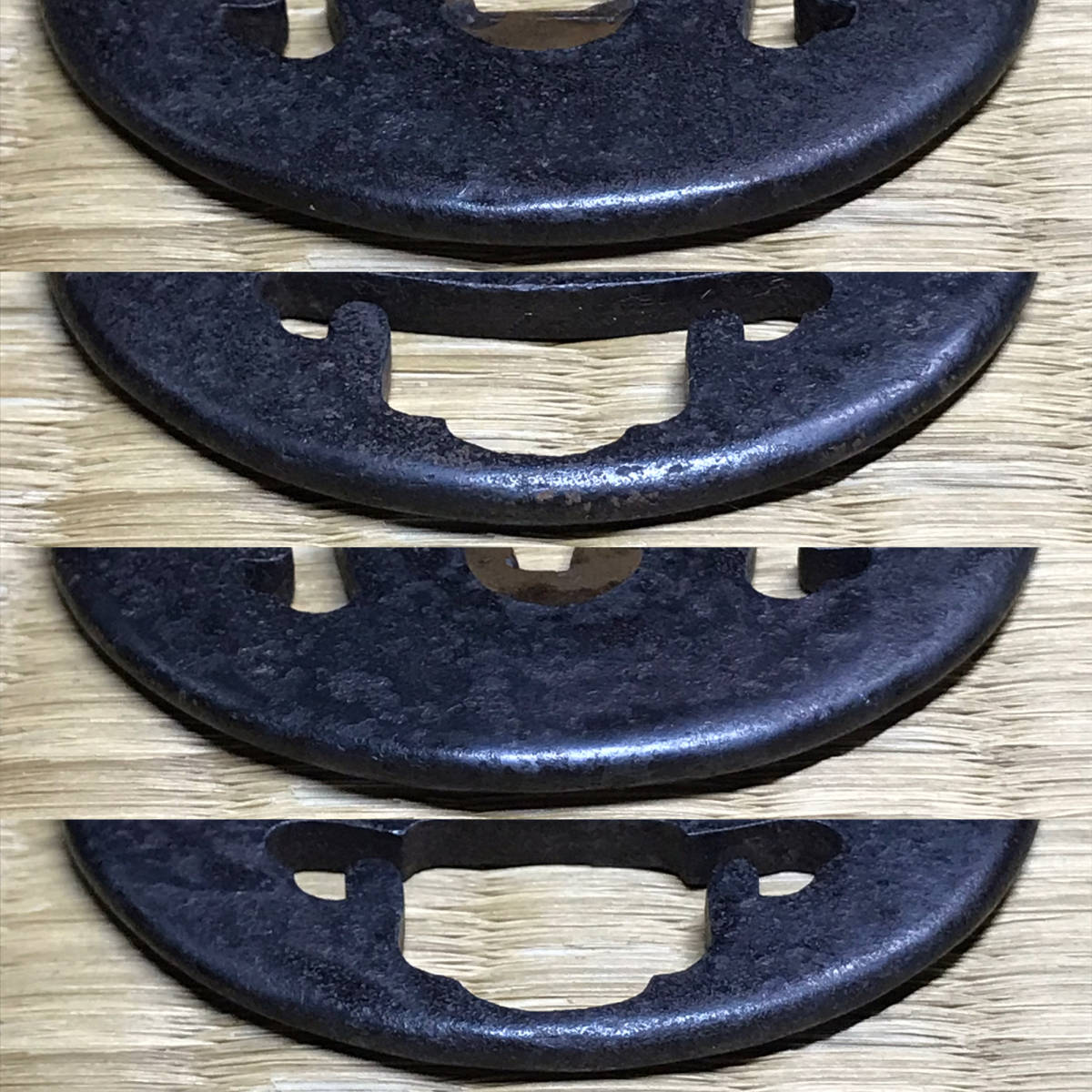刀装具 時代武具 無銘 鍔 | 鐔 日本刀 武具 鉄製 刀 6776. 時代物 銅
