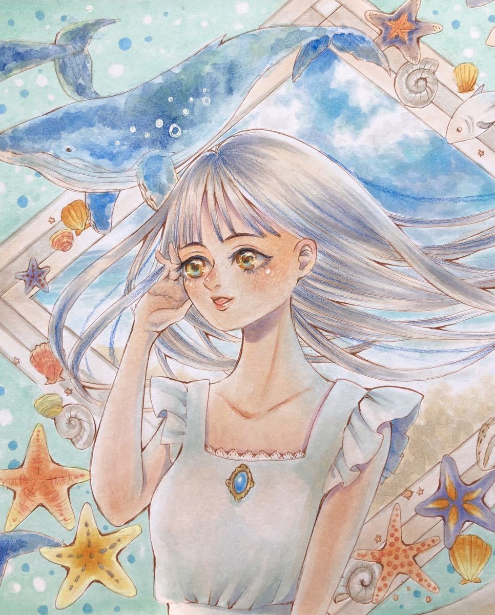 手描きイラスト オリジナル 凪 手描きイラスト 売買されたオークション情報 Yahooの商品情報をアーカイブ公開 オークファン Aucfan Com
