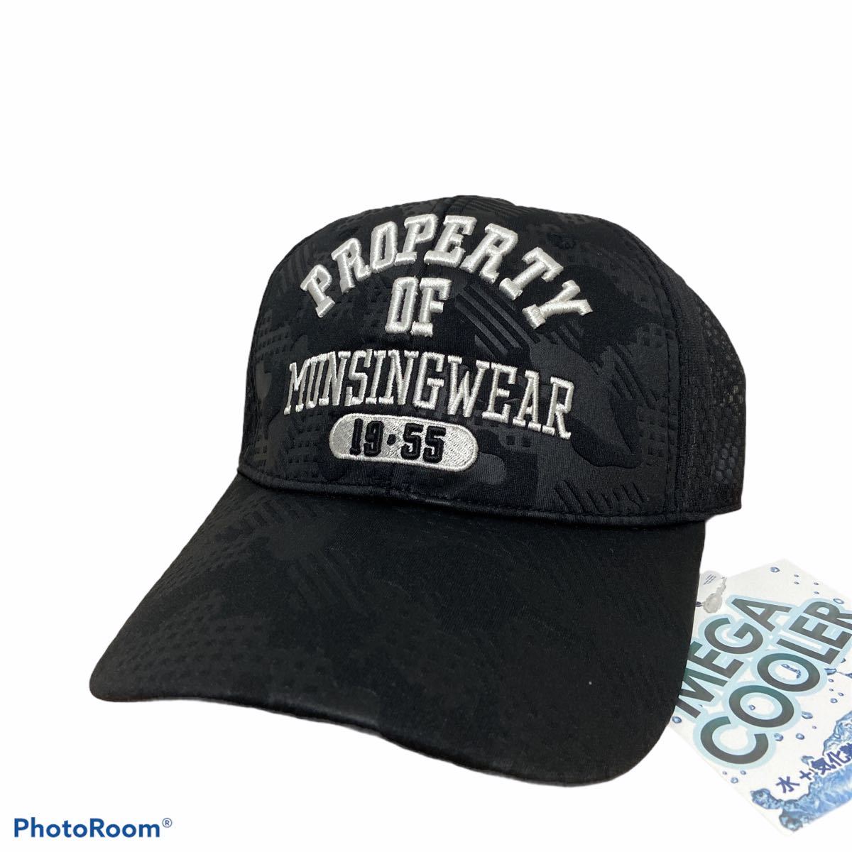 Munsingwear マンシング ゴルフ キャップ ブラック