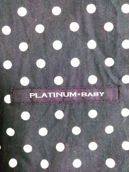 《プラチナムベイビー》授乳ケープ★ブラックドット_1