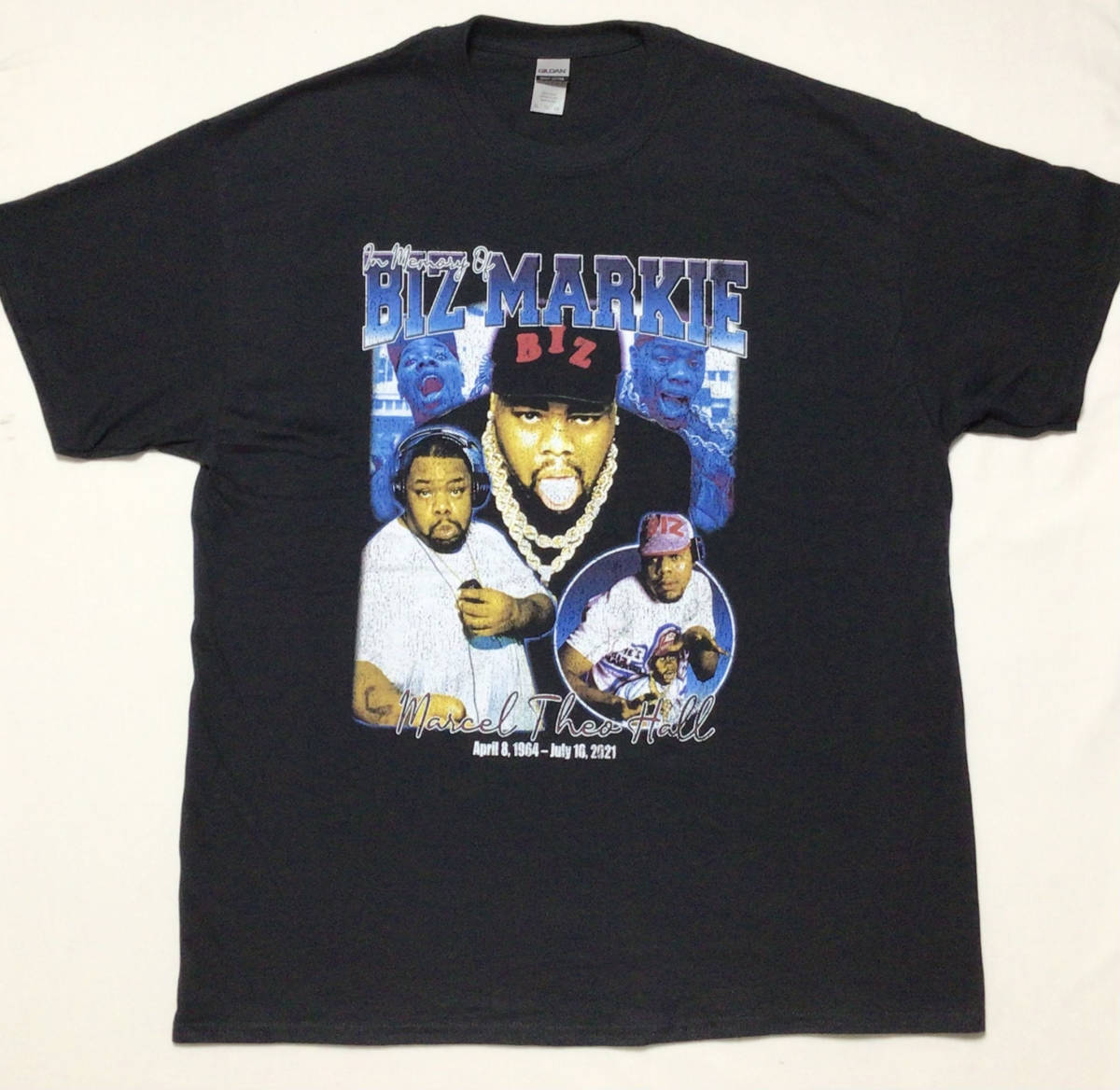 BIZ MARKIE ビズ・マーキー Tシャツ【XL】MEMORY RAP HIP HOP TEE 