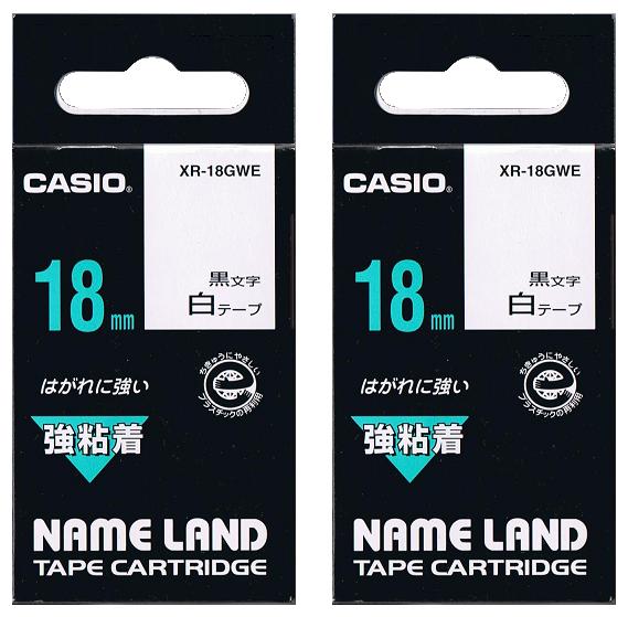 新品　カシオ ネームランドテープカートリッジXR-18GWE③_1
