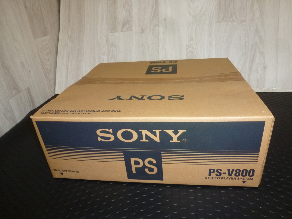 082S53■SONY　レコードプレーヤー　PS-V800 新品同様■