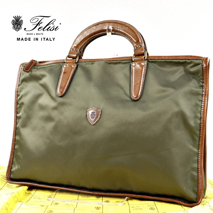 相場価格￥41，480- 美品 イタリア製 Felisi フェリージ 9841 牛革