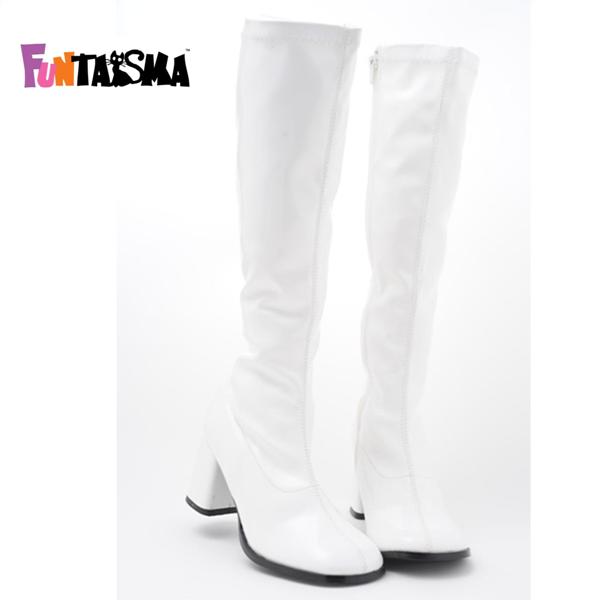 激安即納コスプレに大 薄厚底ロングブーツ白エナメル25 5cm 25 5cm 売買されたオークション情報 Yahooの商品情報をアーカイブ公開 オークファン Aucfan Com