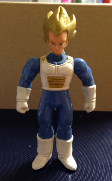 ドラゴンボール消しドラ消し☆ソフビキット～ベジータ超サイヤ人 