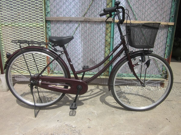 ○ 中古自転車 26インチ CBA DESIGN SANTOS ブラウン(26インチ 
