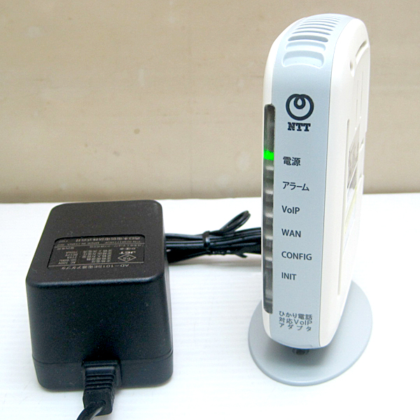 NTT西 ひかり電話対応VoIPアダプタ AD-101SE 中古品♪(外付け)｜売買
