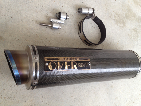 T-MAX 04 オーバー GPサイレンサー ovre 60.5 カーボン チタン 