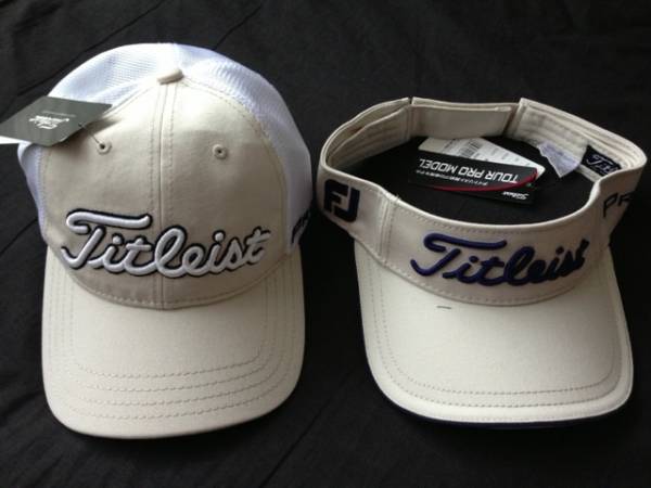 ■即決■新品 タイトリスト キャップ２つセット　ベージュ　
