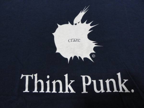 Think Punk GREATZ UPPER Tシャツ We're CRAZE Tシャツ Think Punk ベイビーパンクス シンクパンク D