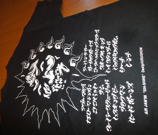 98年AIR JAM Tシャツusugrow/hi-standard/pushead/s.o.b/gauze(ウエア