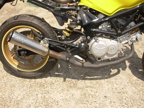 VTR250キャブ純正加工スーパートラップMC33(マフラー本体（社外