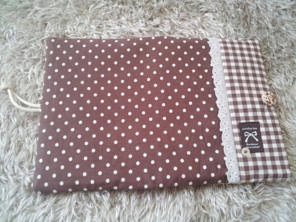 ☆ハンドメイド☆母子手帳ケースor通帳ケース☆ちゃいろ66☆_3