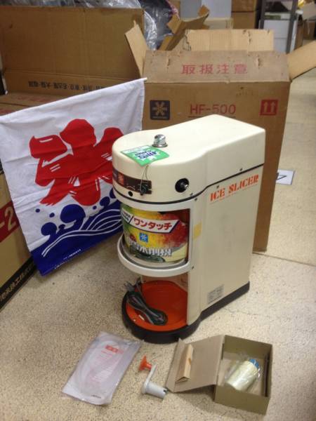 ☆　業務用電動かき氷機 初雪 HF-500 アイススライサー 　☆_2
