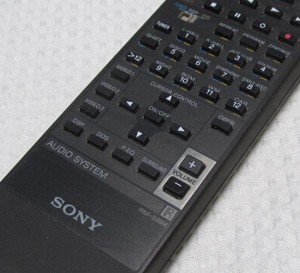 SONY pixyシリーズ MHC-P99X用リモコン RM-S99X 中古 即決(リモコン