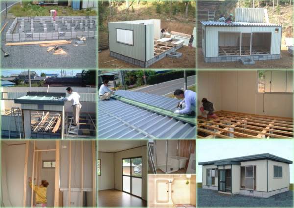 仮設住宅 プレハブ ログハウス 自作組立キット部材一式 簡易住居 ログハウス 売買されたオークション情報 Yahooの商品情報をアーカイブ公開 オークファン Aucfan Com