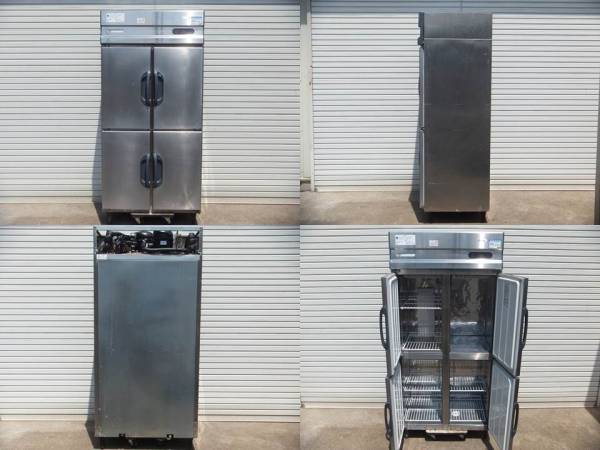 〆615-10 フクシマ 業務用 4ドア冷凍冷蔵庫 EXN-31PM7 1/3(冷凍冷蔵庫  