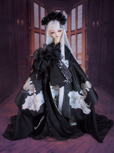 **蔵** SD～SD13少女着物 昔物語■*黒*細川ガラシャ■_2