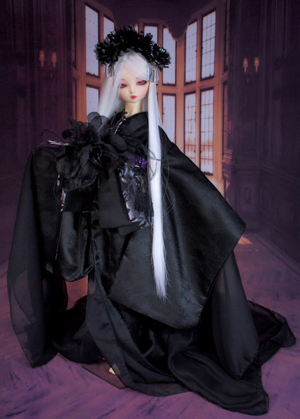 **蔵** SD～SD13少女着物 昔物語■*黒*細川ガラシャ■_3