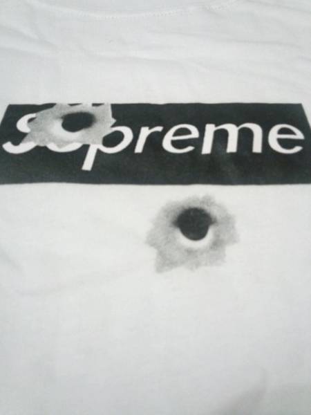 渋谷限定 Supreme⁄シュプリーム弾痕BOXロゴTシャツ（M）(M