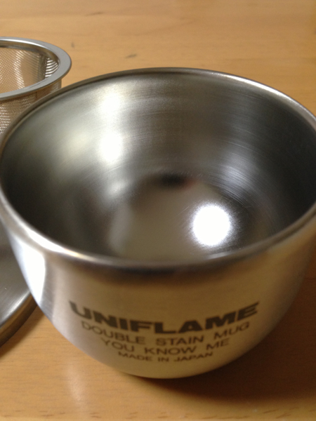 中古 ユニフレーム ゆのみ mini ダブルステンレスマグ 180㏄_2