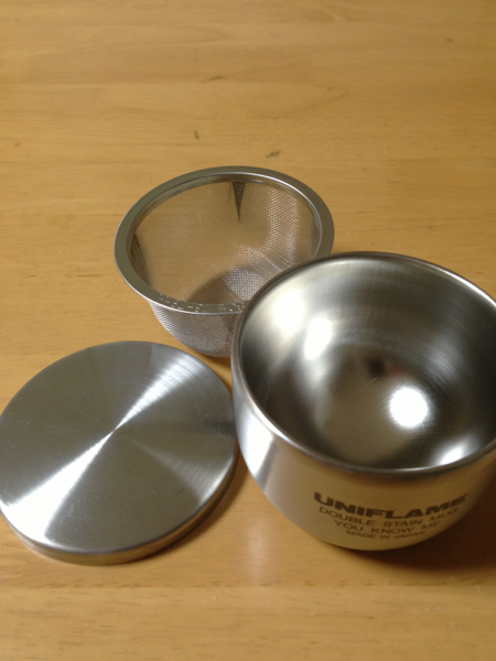 中古 ユニフレーム ゆのみ mini ダブルステンレスマグ 180㏄_3