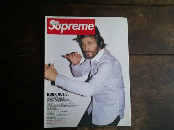 Supreme book VOL3 ヴィンセントギャロ テリーリチャードソン(男性