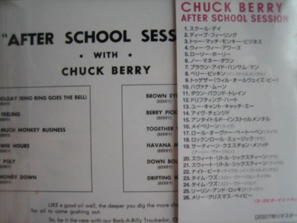 チャック・ベリー★アフター・スクール・セッション★紙ジャケ_2