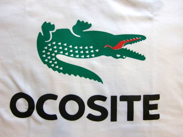 Ocosite ラコステパロディｔシャツwm イラスト キャラクター 売買されたオークション情報 Yahooの商品情報をアーカイブ公開 オークファン Aucfan Com