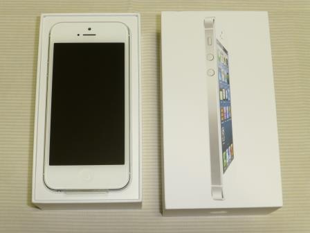 ○au iphone5 16GB 本体 【ホワイト】 【新品・未使用】○_1
